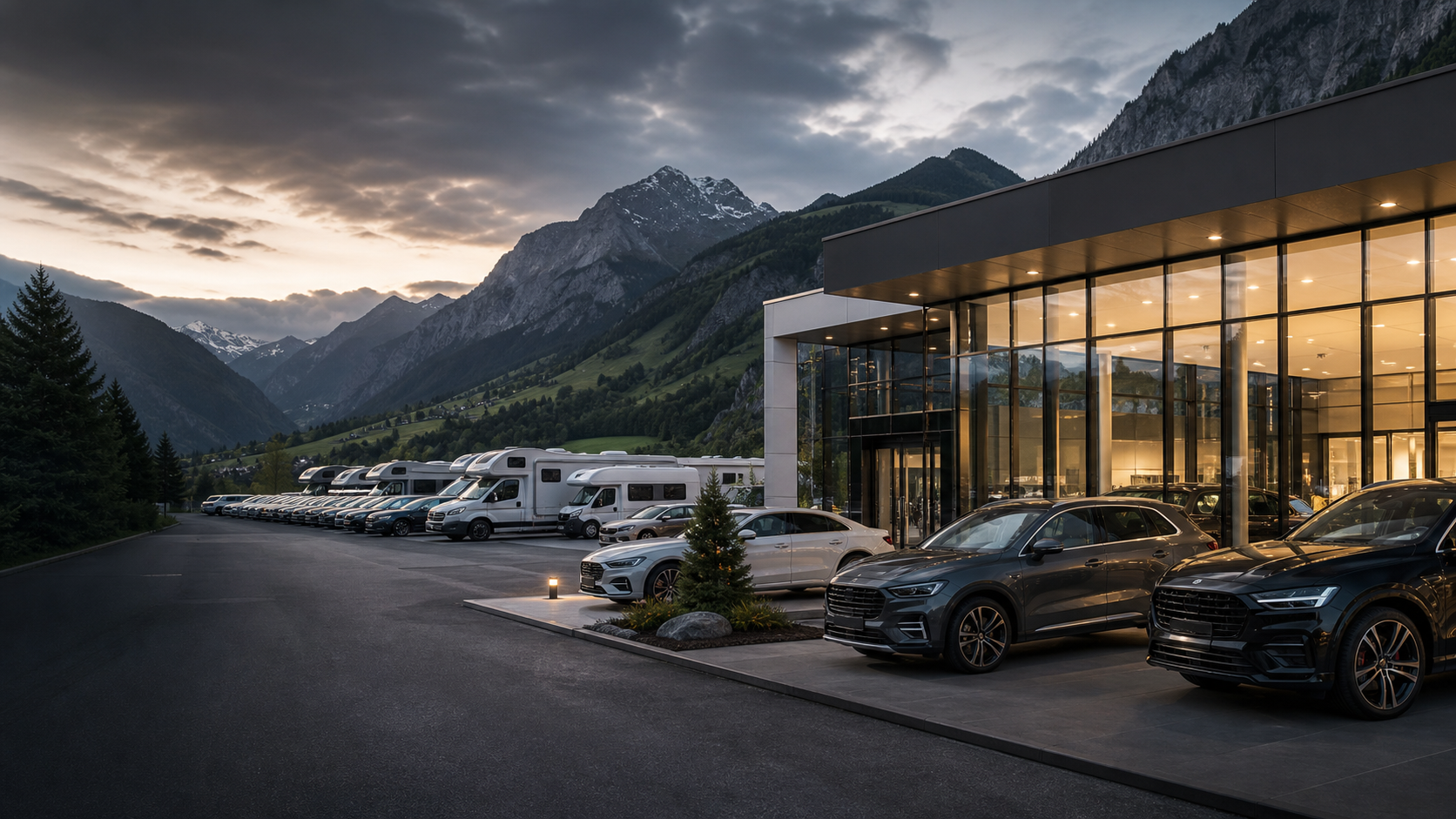 Automotive Central Fahrzeugpark und Showroom